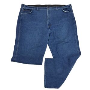 Vintage 70s Chaps by Taylor Togs 54x32 Wide Leg Jeans Duck Logo Clam Diggers